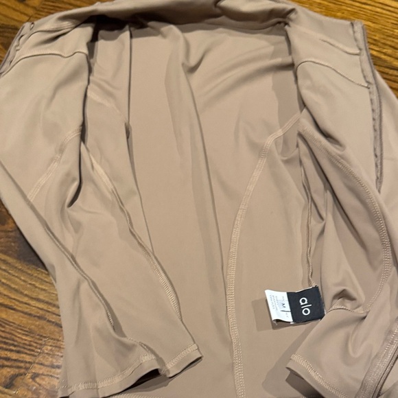ALO Yoga Kids Jacket in Tan - Picture 3 of 3